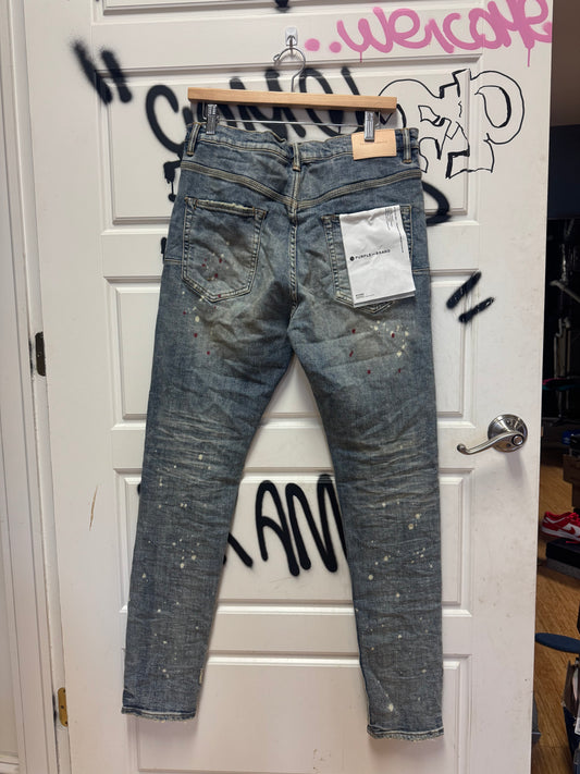 Purple indigo stretch Jeans