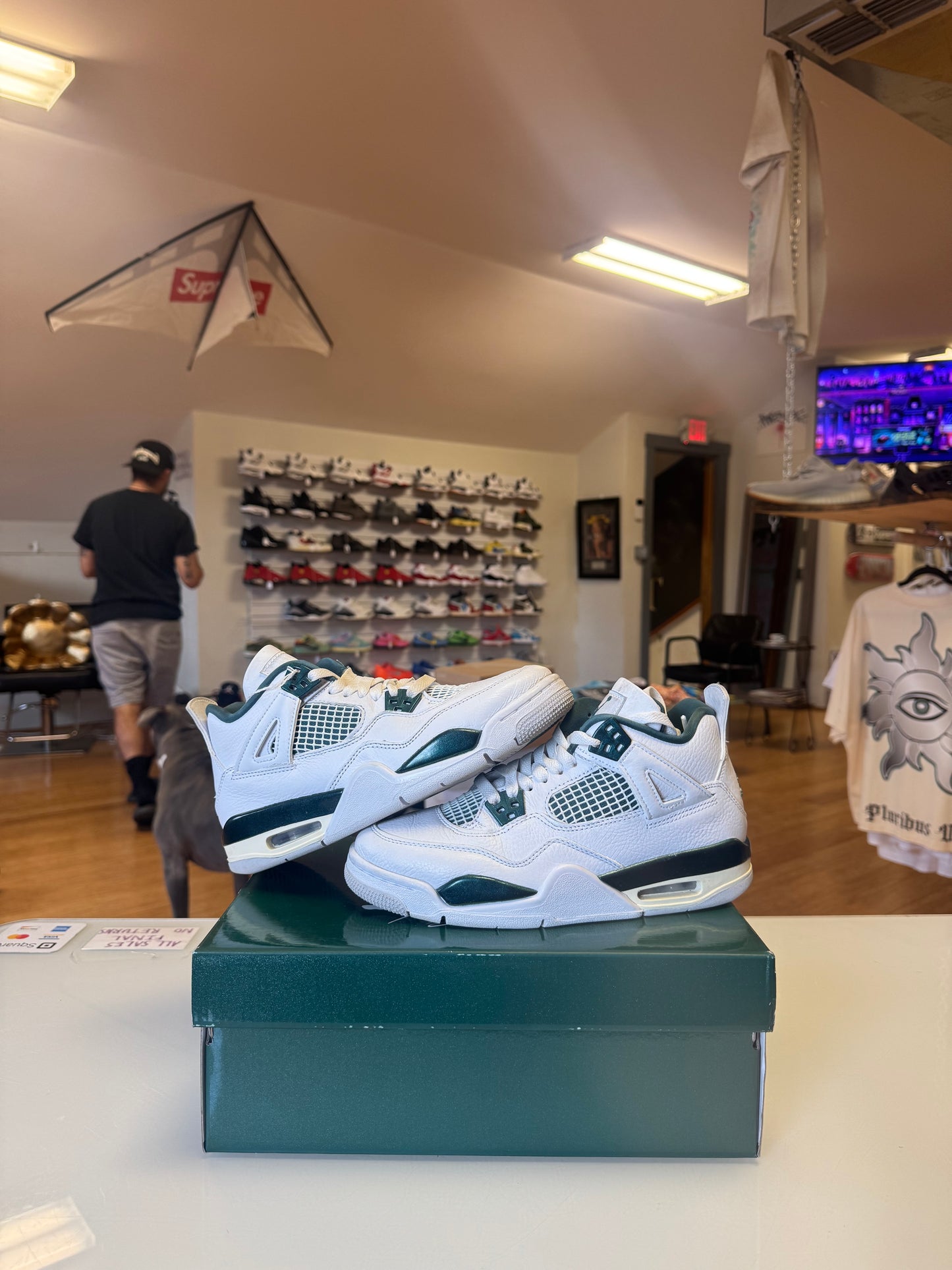 Jordan 4 Oxidized Green