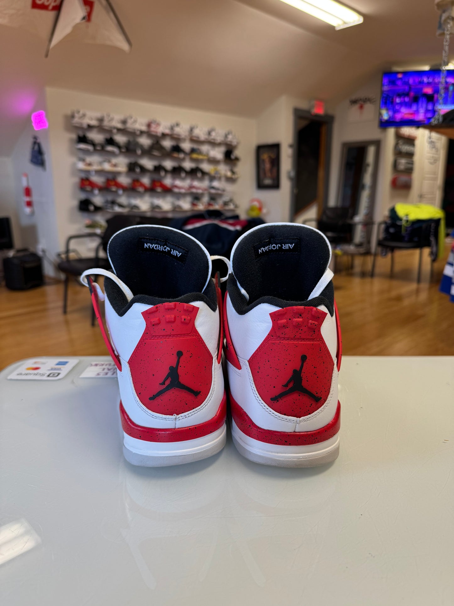 Jordan 4 red cement