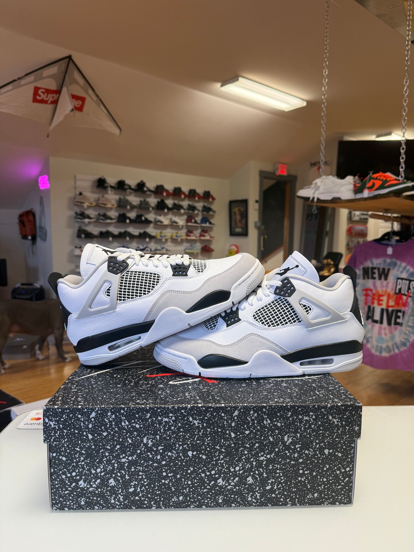 Jordan 4 Military Black