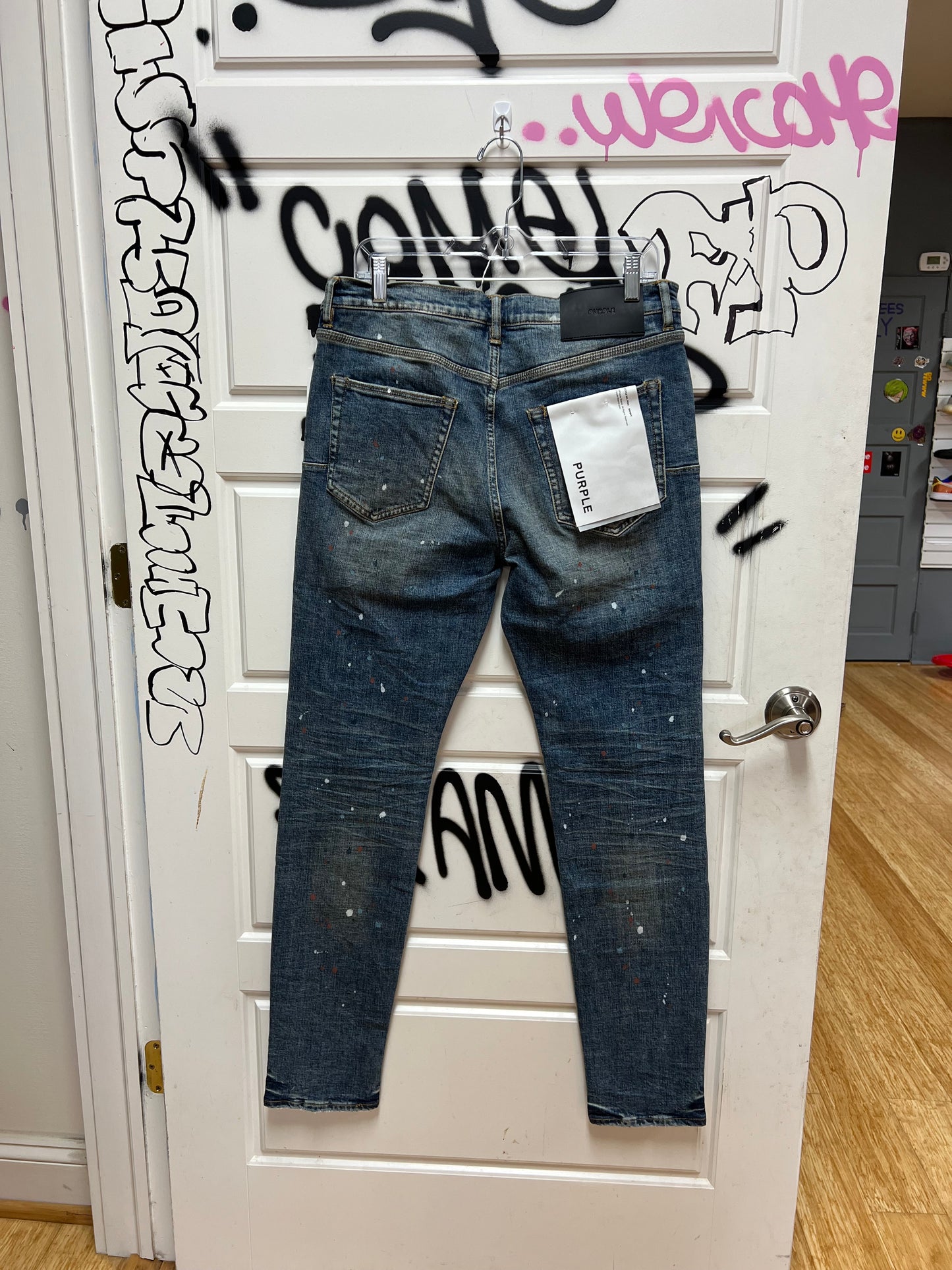 Purple Jeans Indigo Paint Repair
