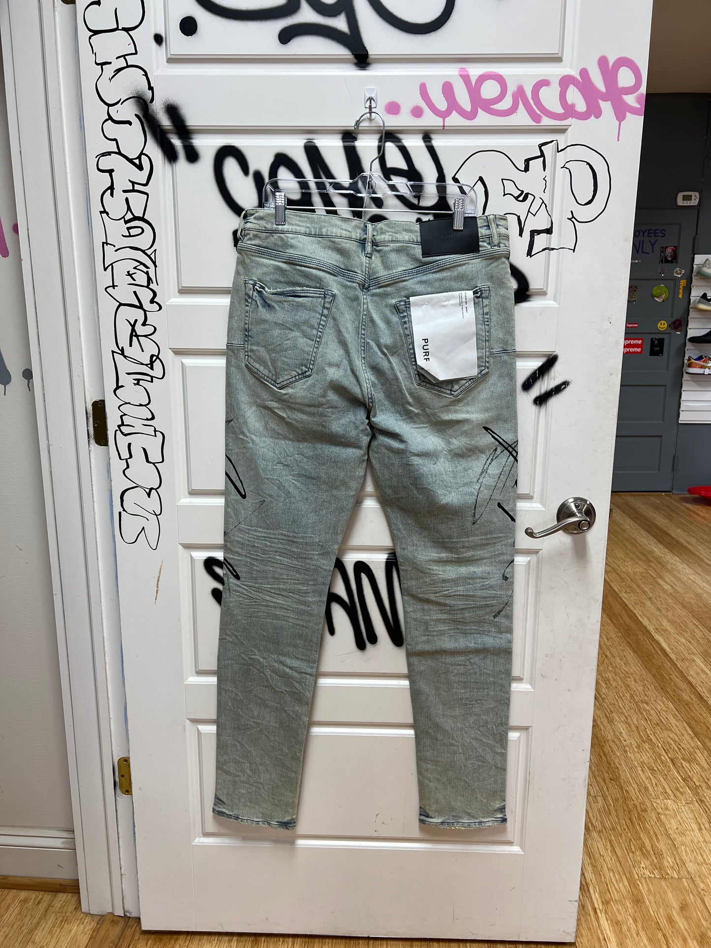 Purple Jeans Double Script