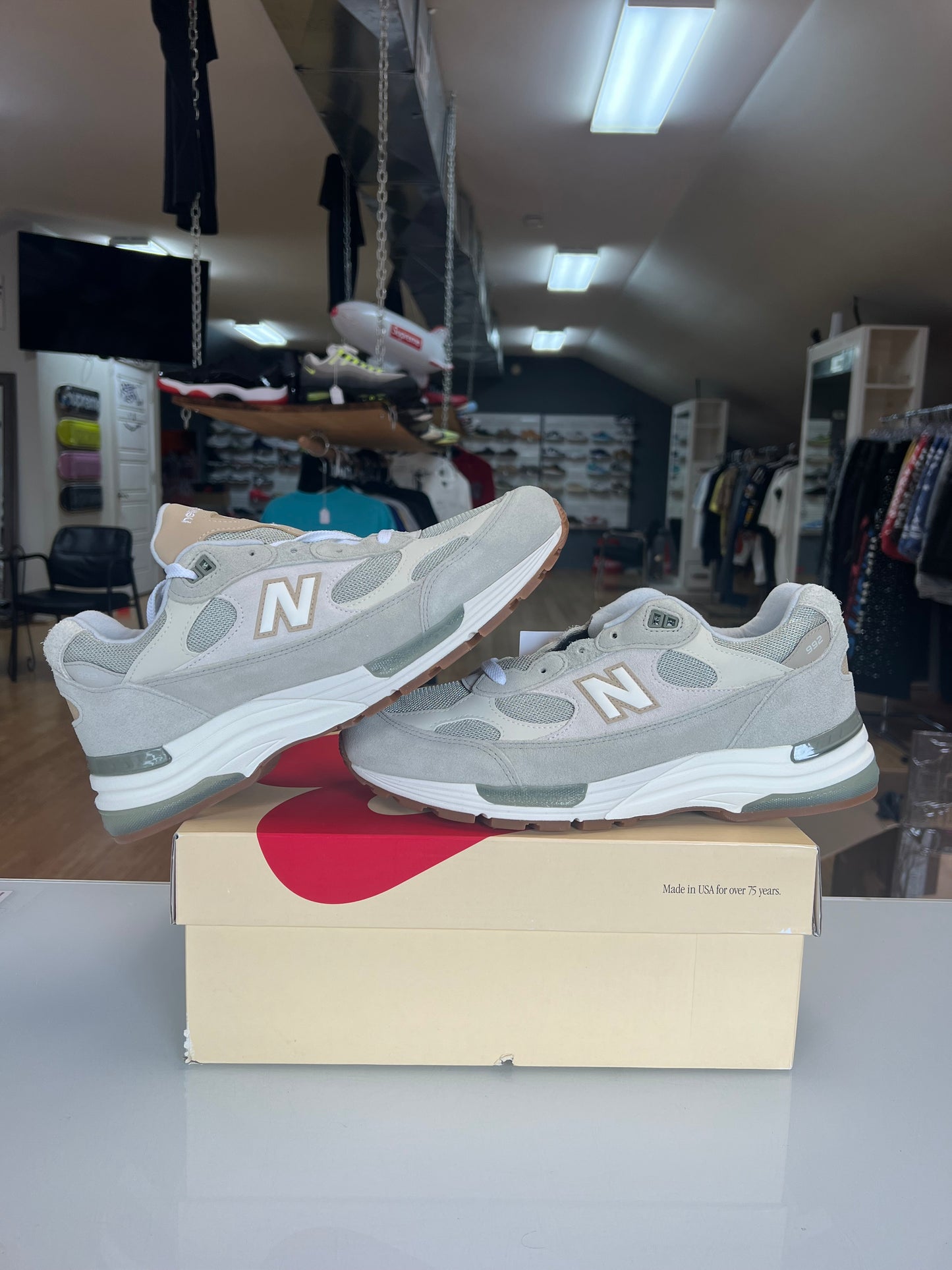 New Balance 992 MiUSA Olivine