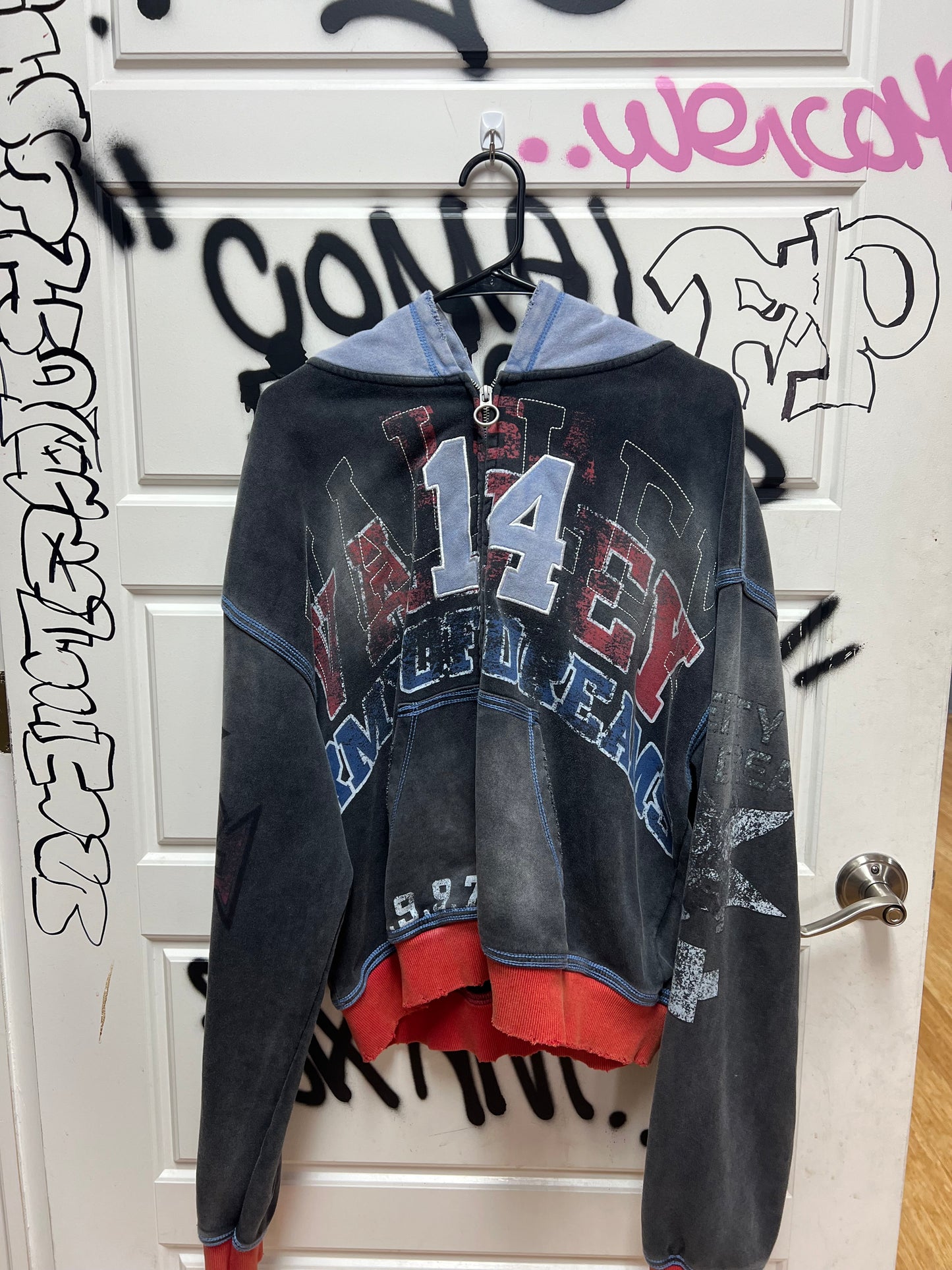 Vale Zip Up Hoodie Portugal Big Logo