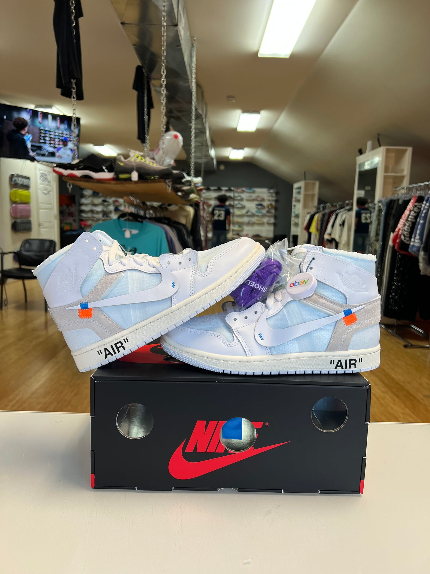Jordan 1 Off White Alaska