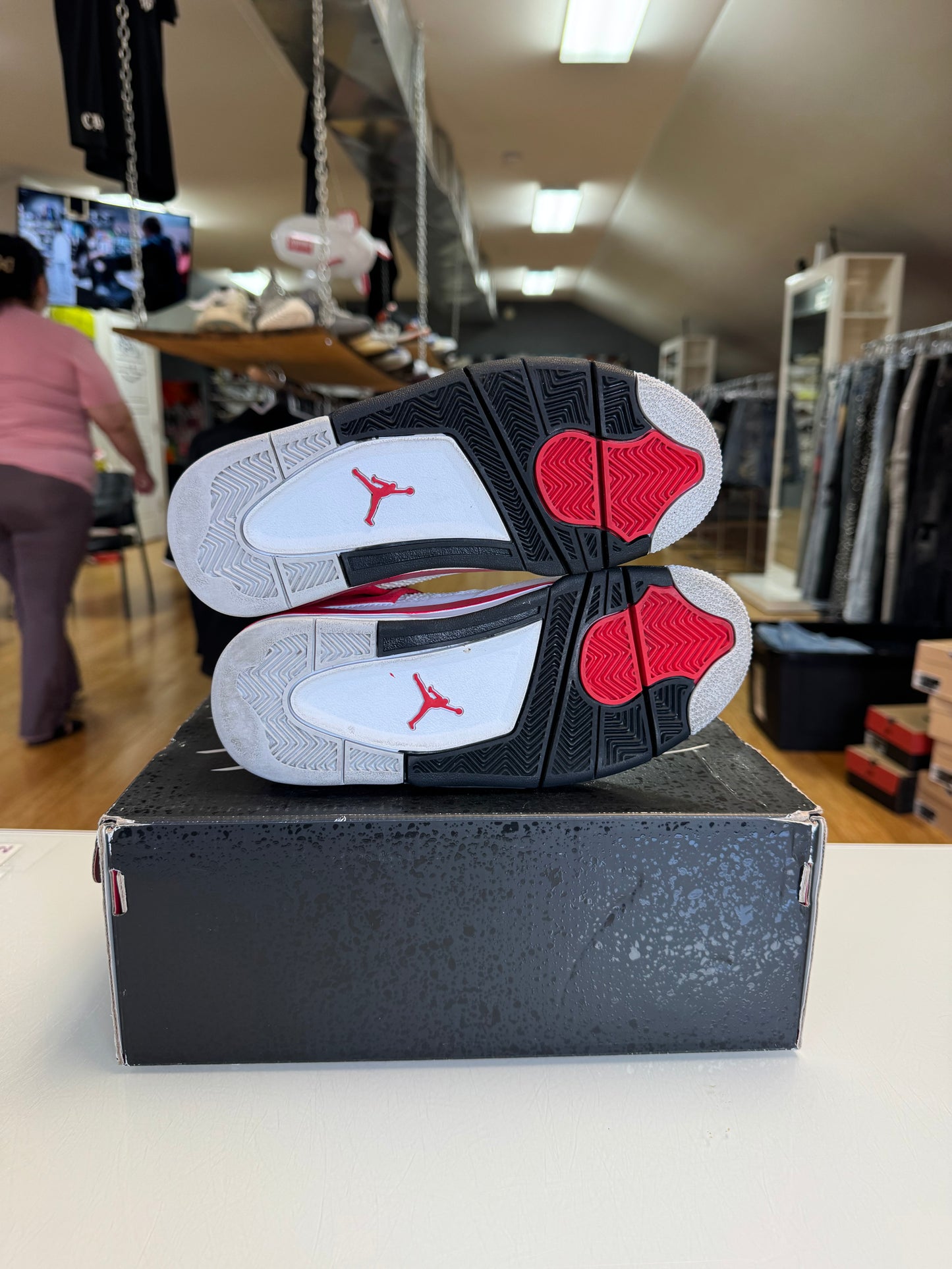 Jordan 4 red cement