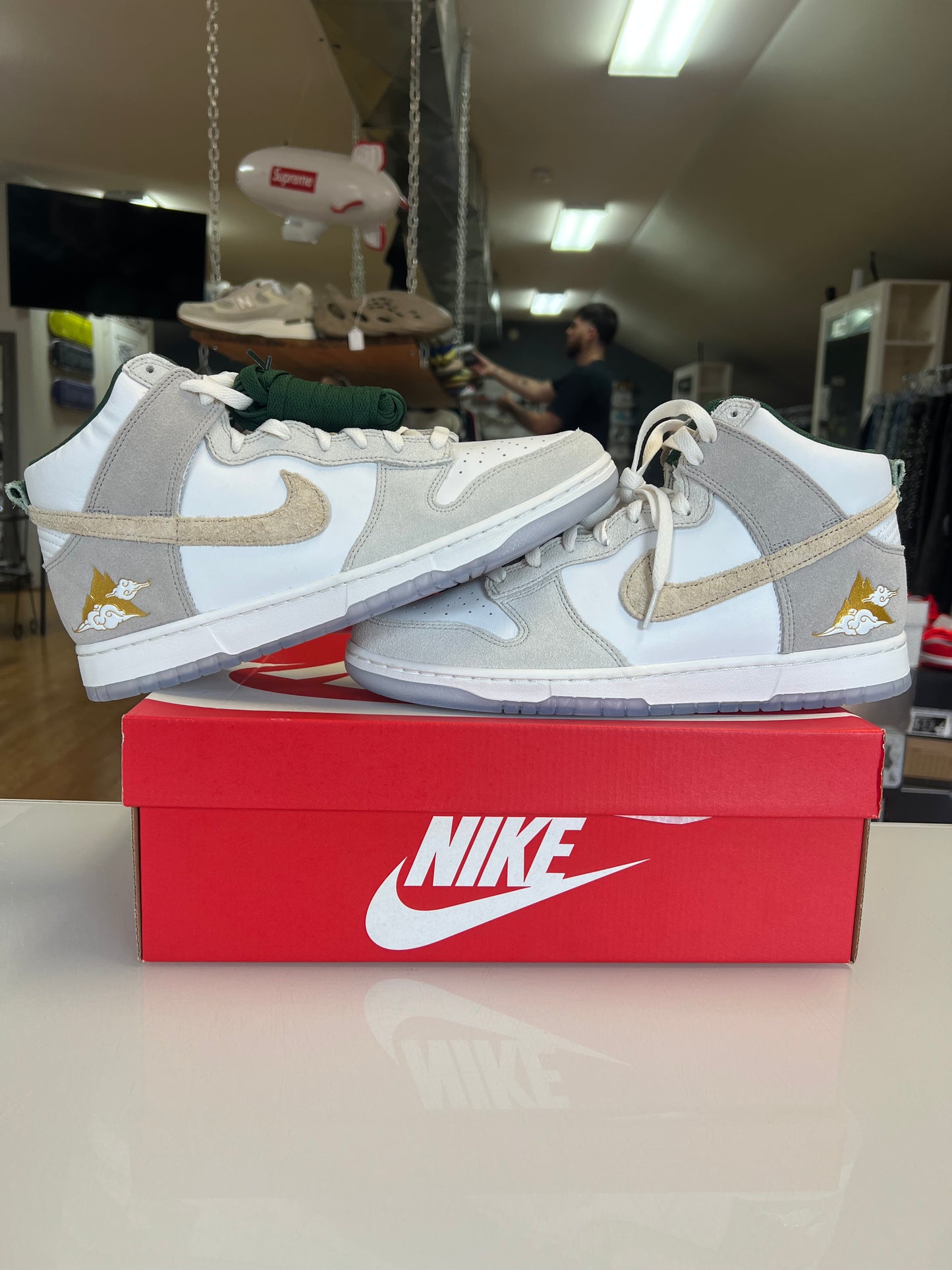 Nike Dunk High Chinatown Gold