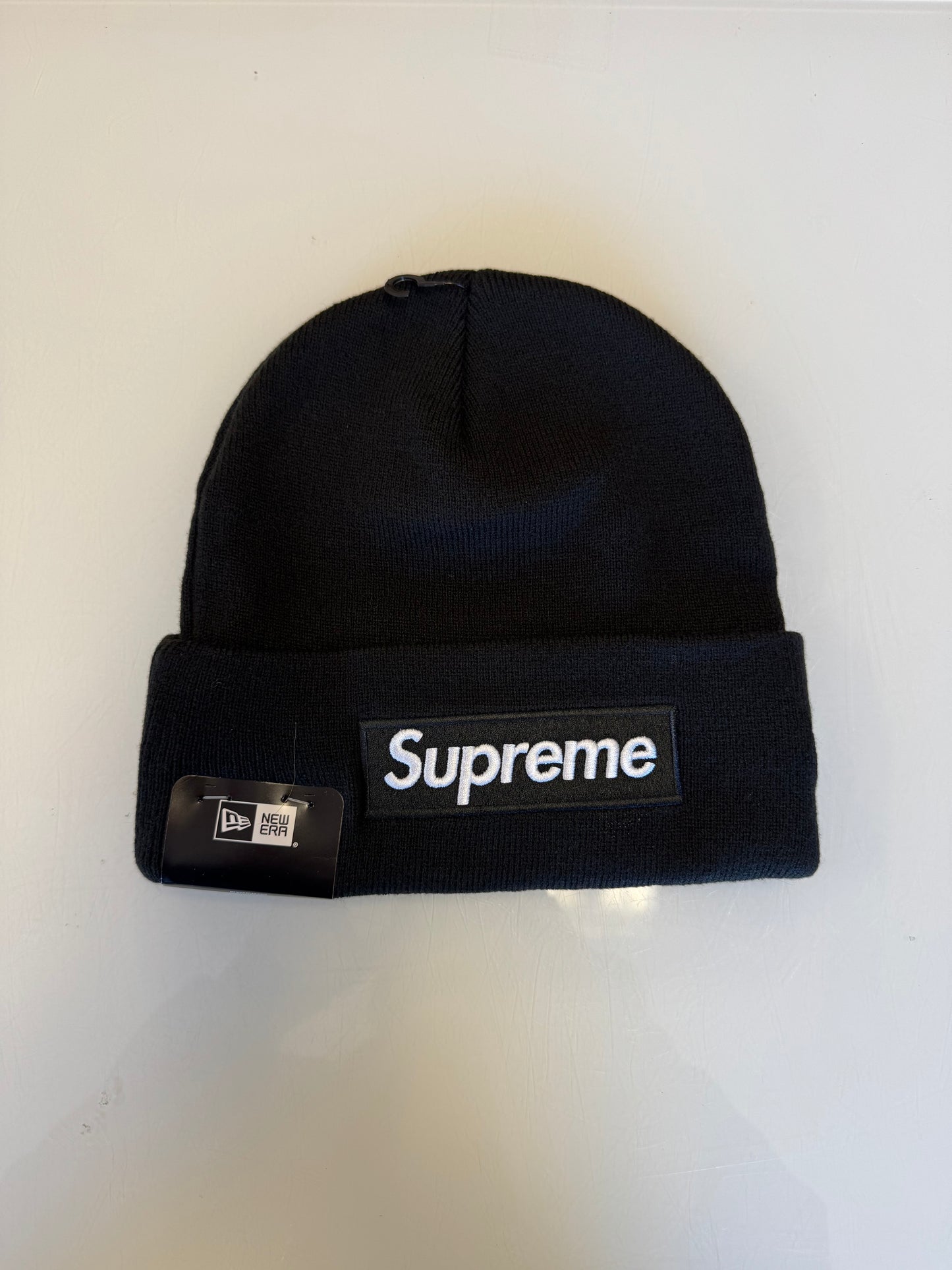 Supreme box logo beanie black