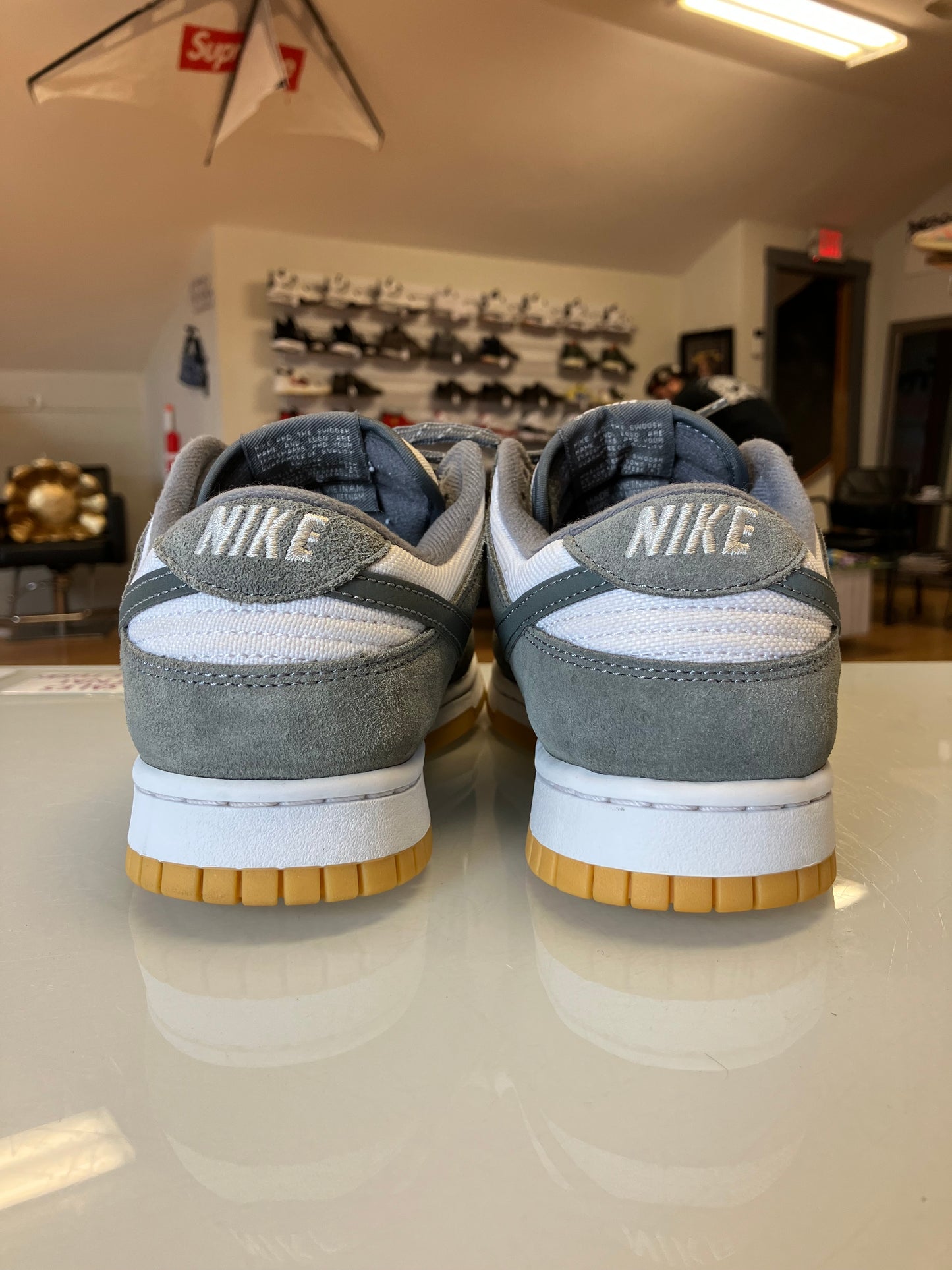 Nike dunk low grey gum
