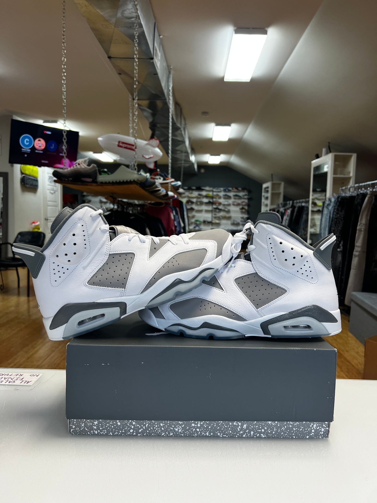 Jordan 6 Cool Grey
