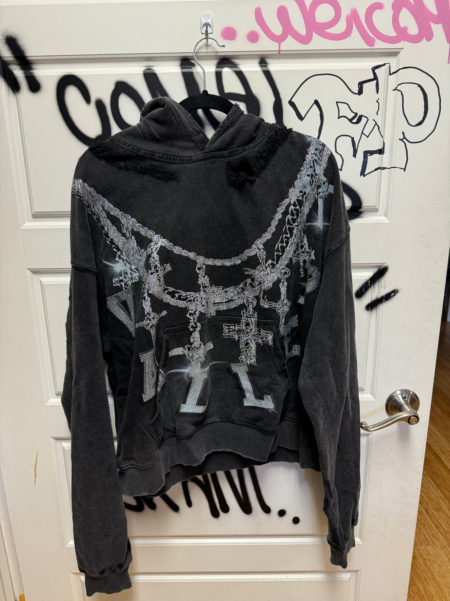 Vale big chain hoodie
