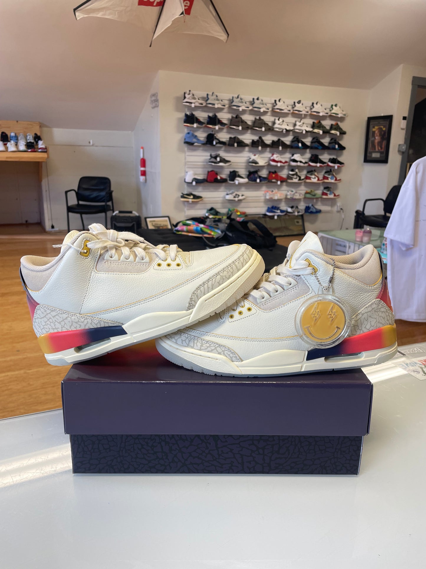 Jordan 3 J Balvin Medellin Sunset