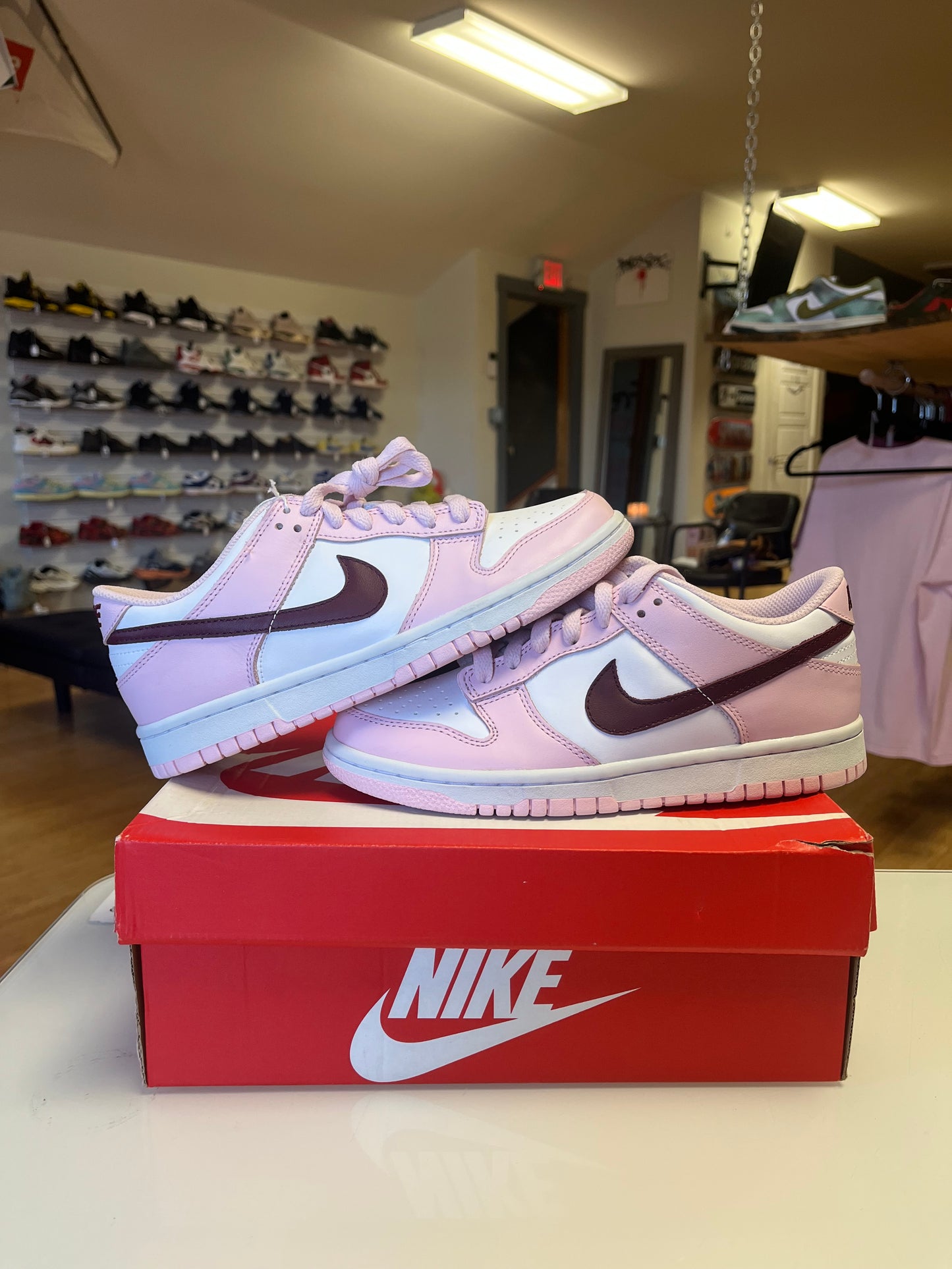 Nike dunk low pink foam
