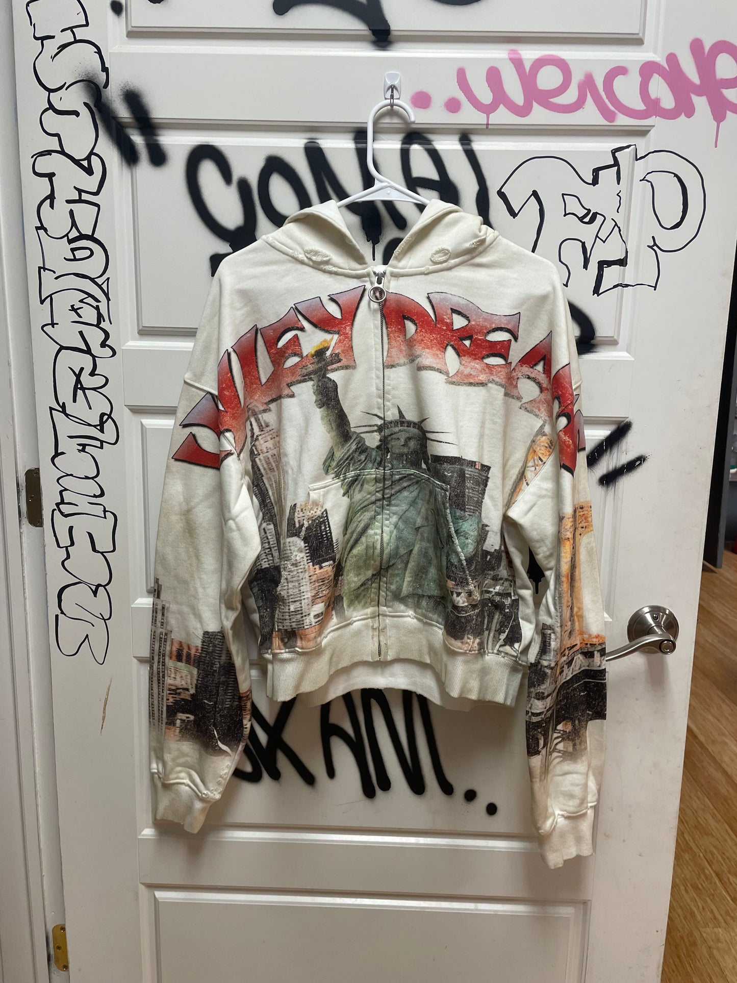 Vale New York Zip Up Hoodie