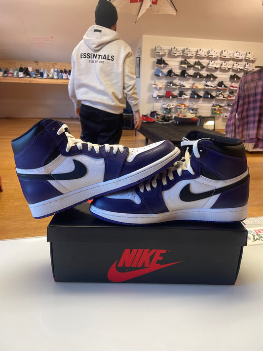 Jordan 1 Court Purple