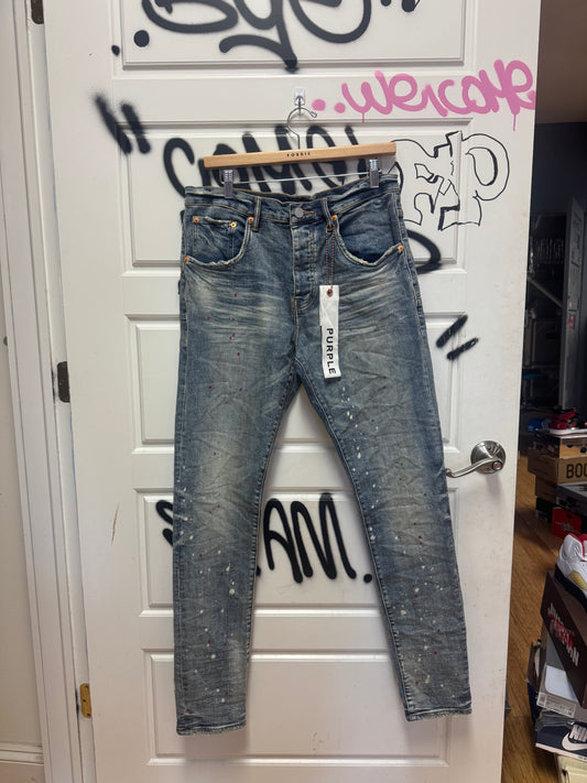 Purple indigo stretch Jeans