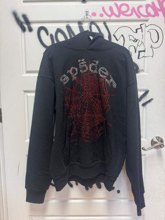 Spider Rhimbstone hoodie