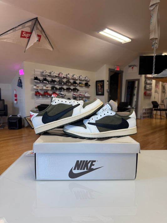 Travis Medium Olive Jordan 1 Low