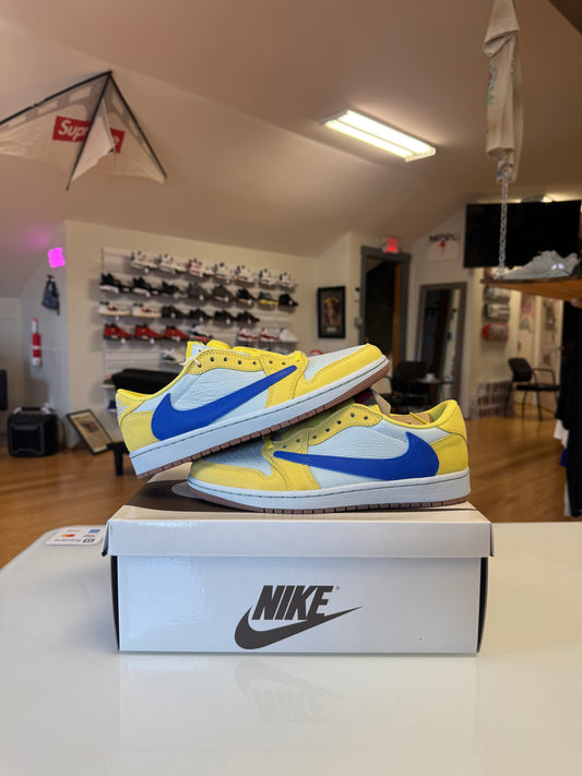Travis Scott Canary Jordan 1 Low