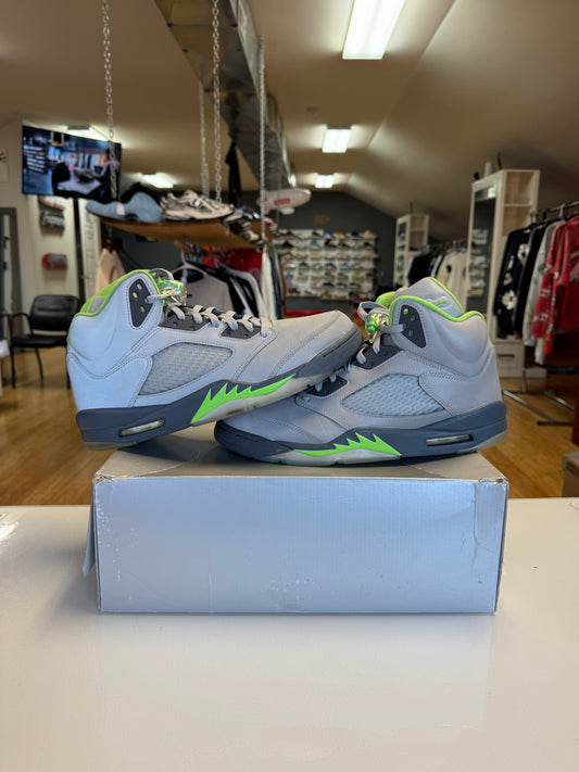 Jordan 5 green bean
