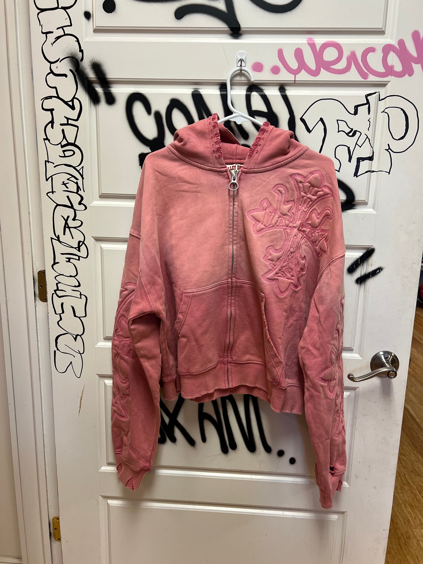 Vale Zip Up Hoodie Cross