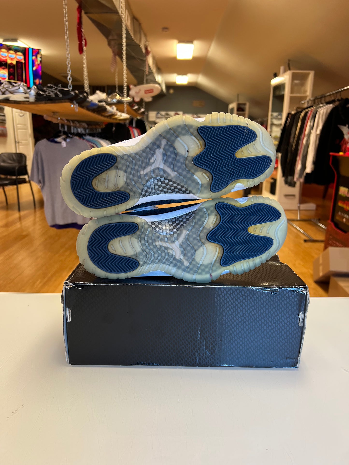 Jordan 11 Navy Snake