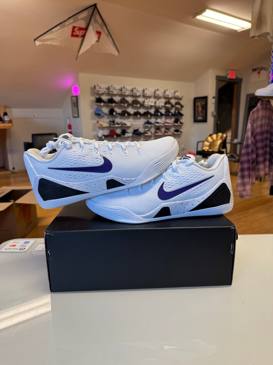 Kobe 9 White Court Purple