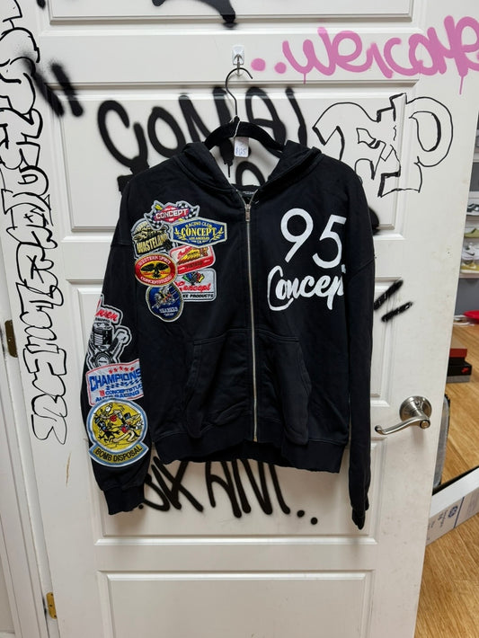 Concept Zip Up Hoodie Patches