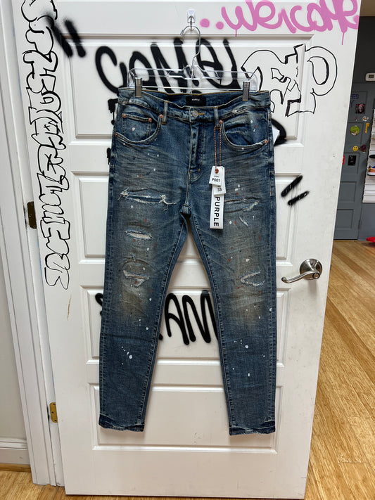Purple Jeans Indigo Paint Repair