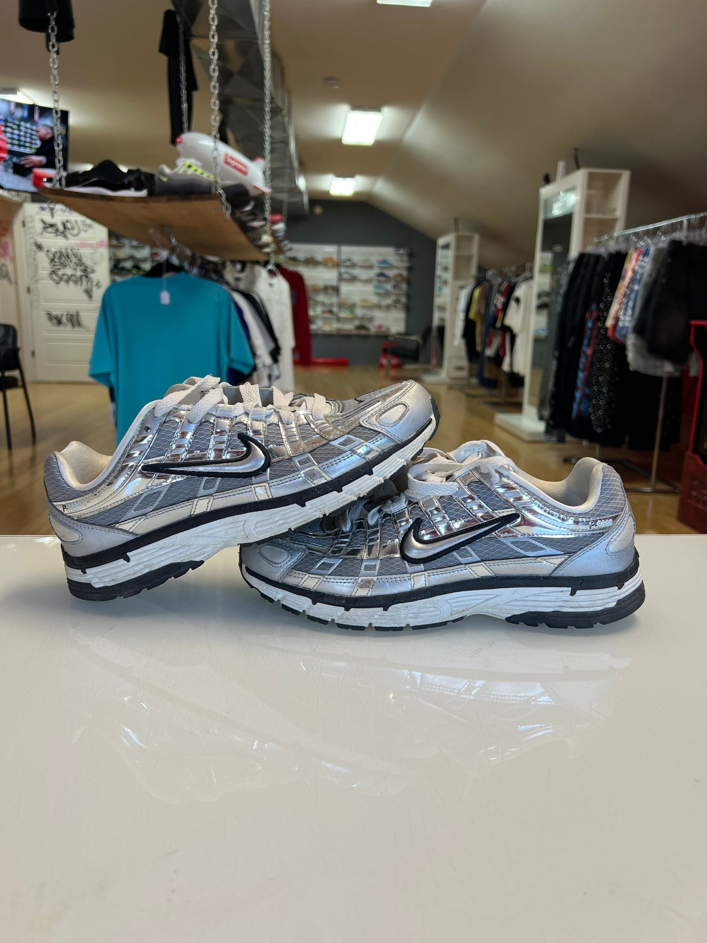 Nike P-6000 Metallic Silver