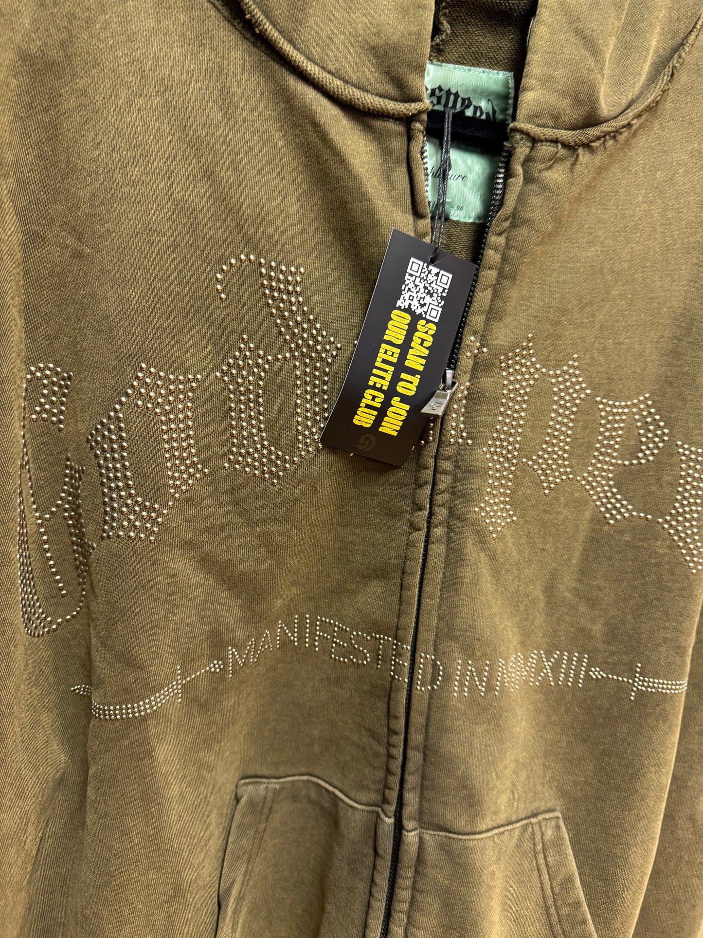 Godspeed studded zip up