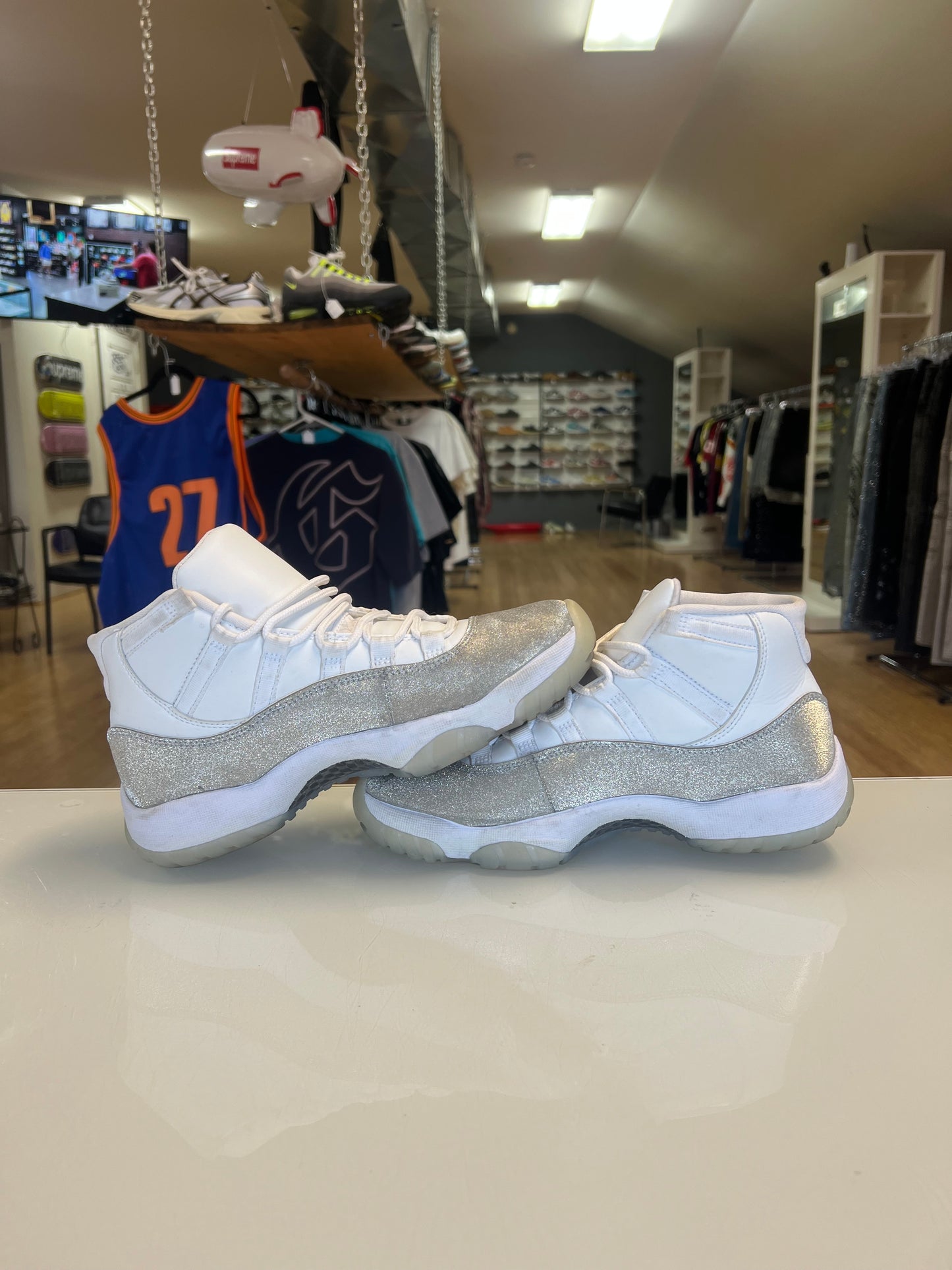 Jordan 11 White Metallic Silver