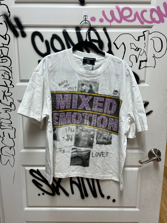 Mixed Emotions Lost Identity Rhinestone Tee