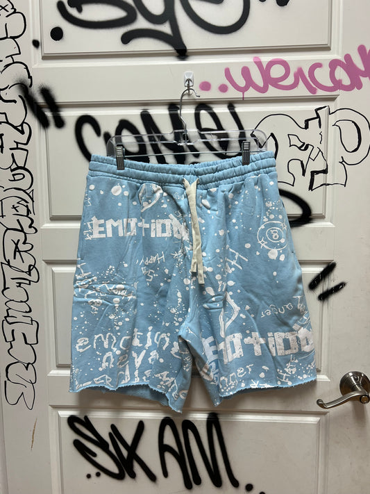 Mixed Emotions Shorts Graffiti