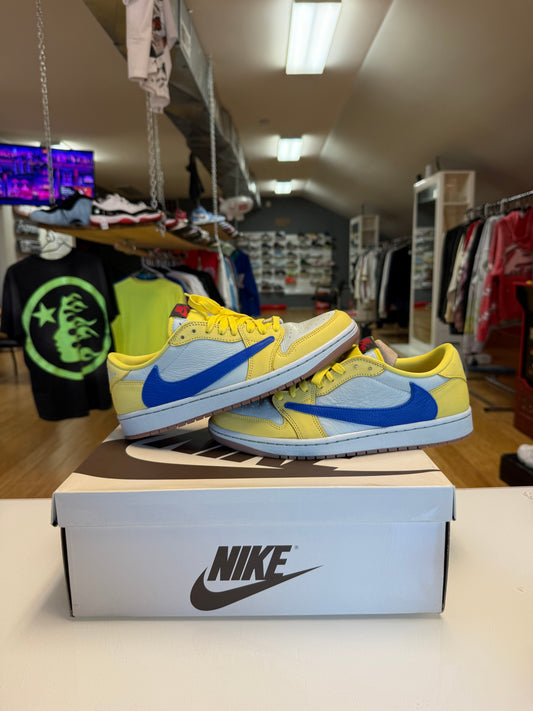 Jordan 1 low Travis canary