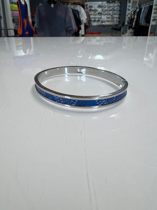 Goyard blue silver bracelet
