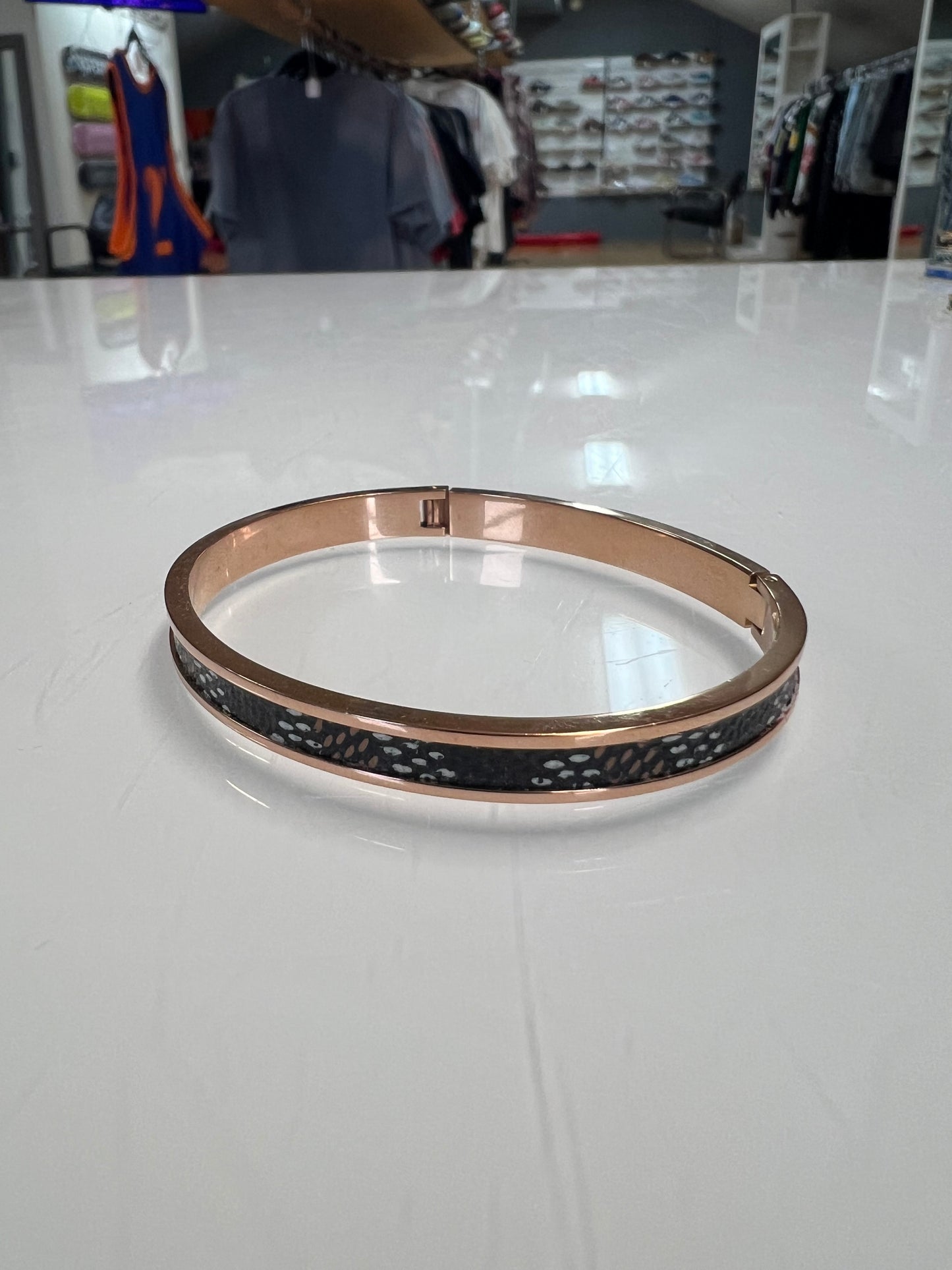 Goyard black bronze bracelet