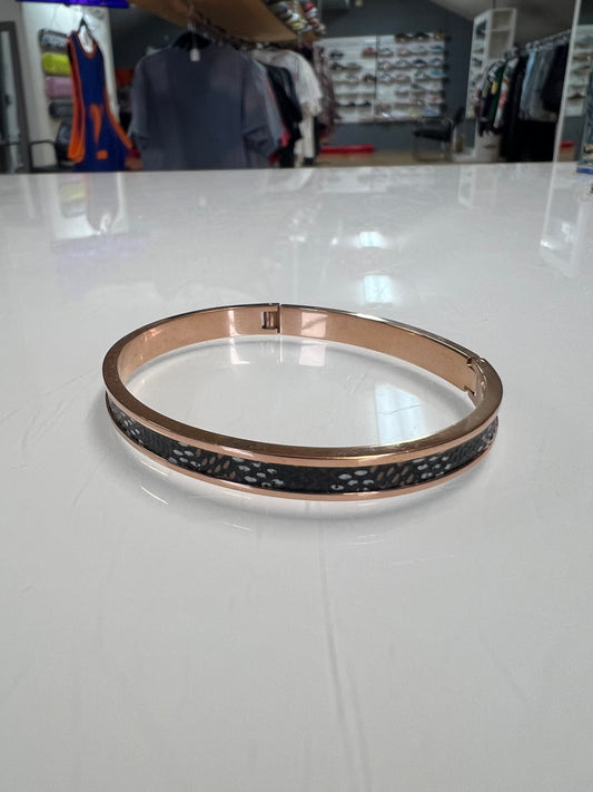 Goyard black bronze bracelet