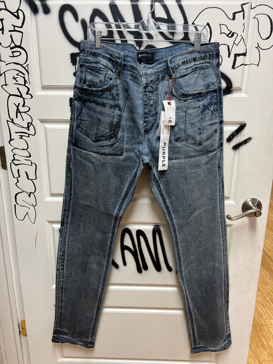 Purple Jeans Wax Paint