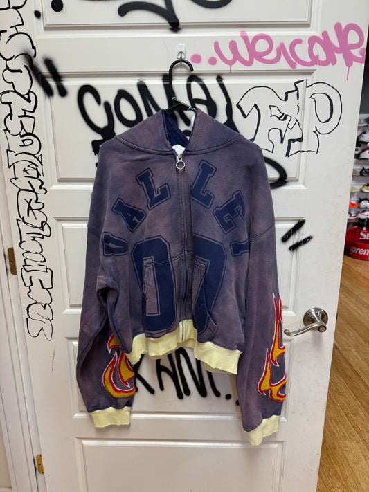 Vale Zip Up Hoodie Flame