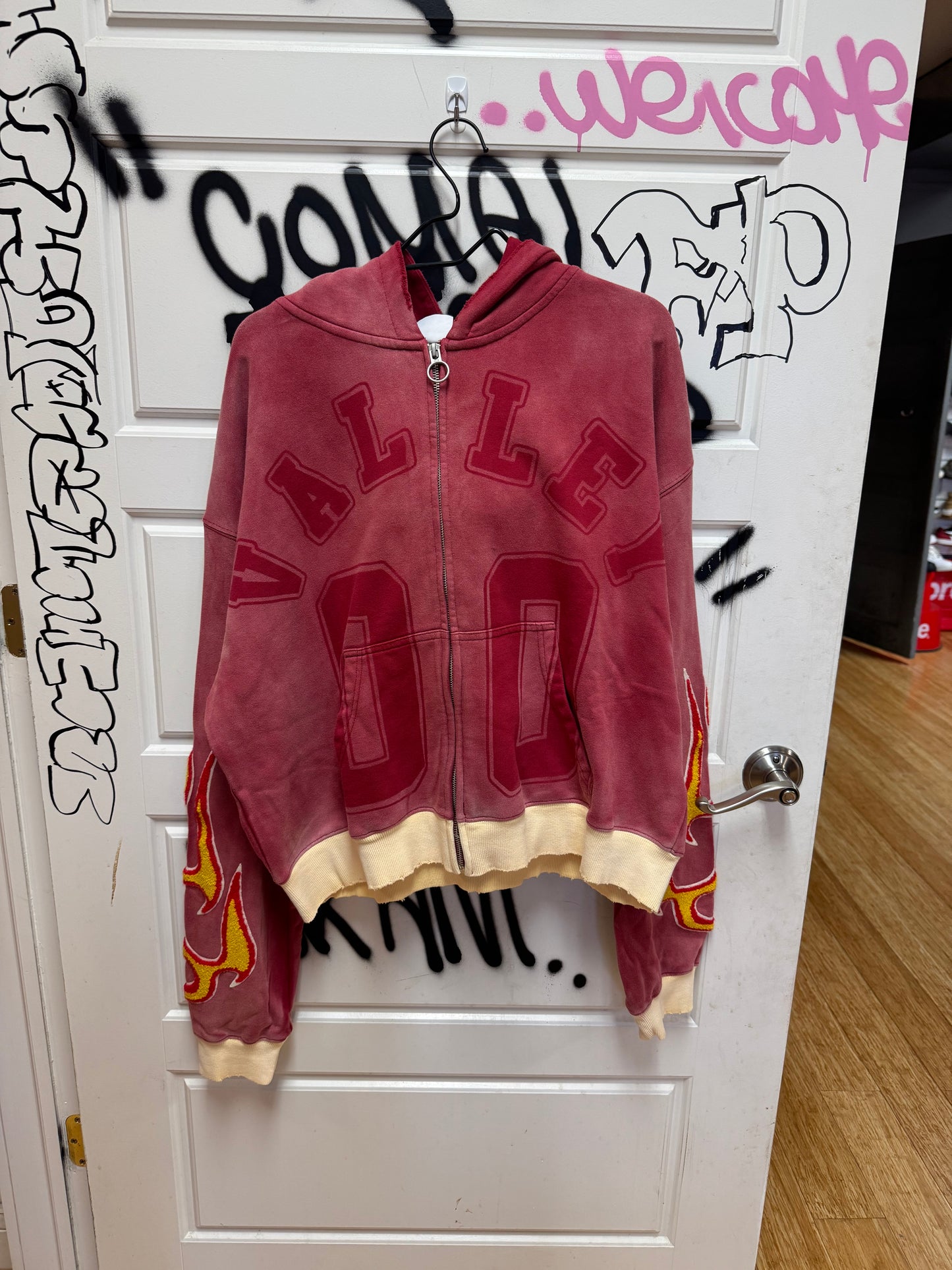 Vale Zip Up Hoodie Flame