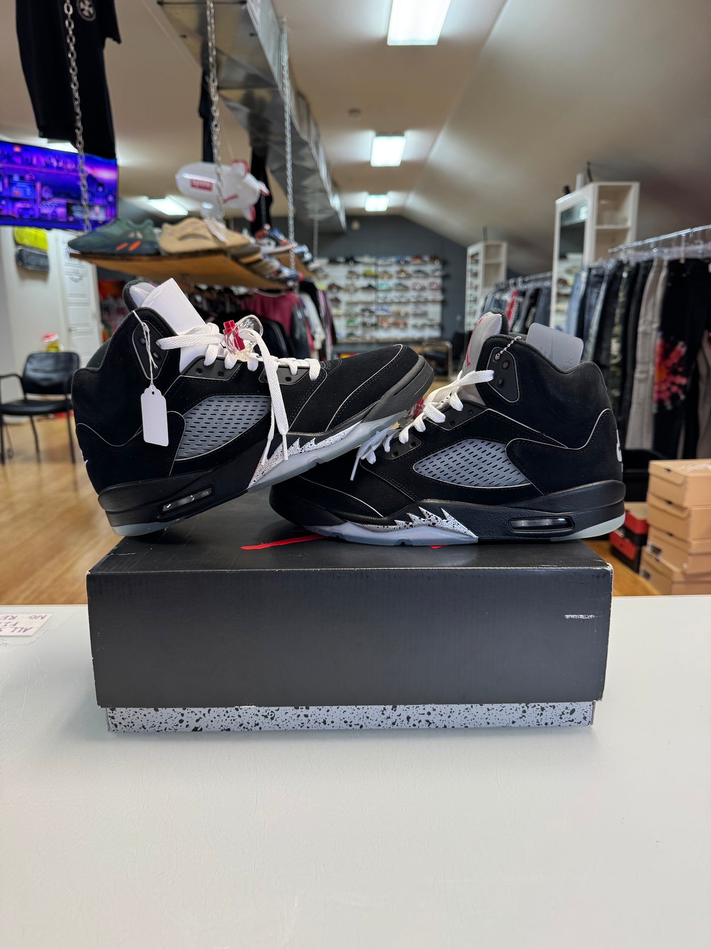 Jordan 5 black metallic reimagined