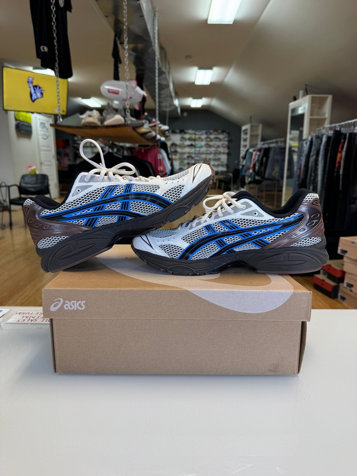 ASICS gel kayano 14 cream blue coast