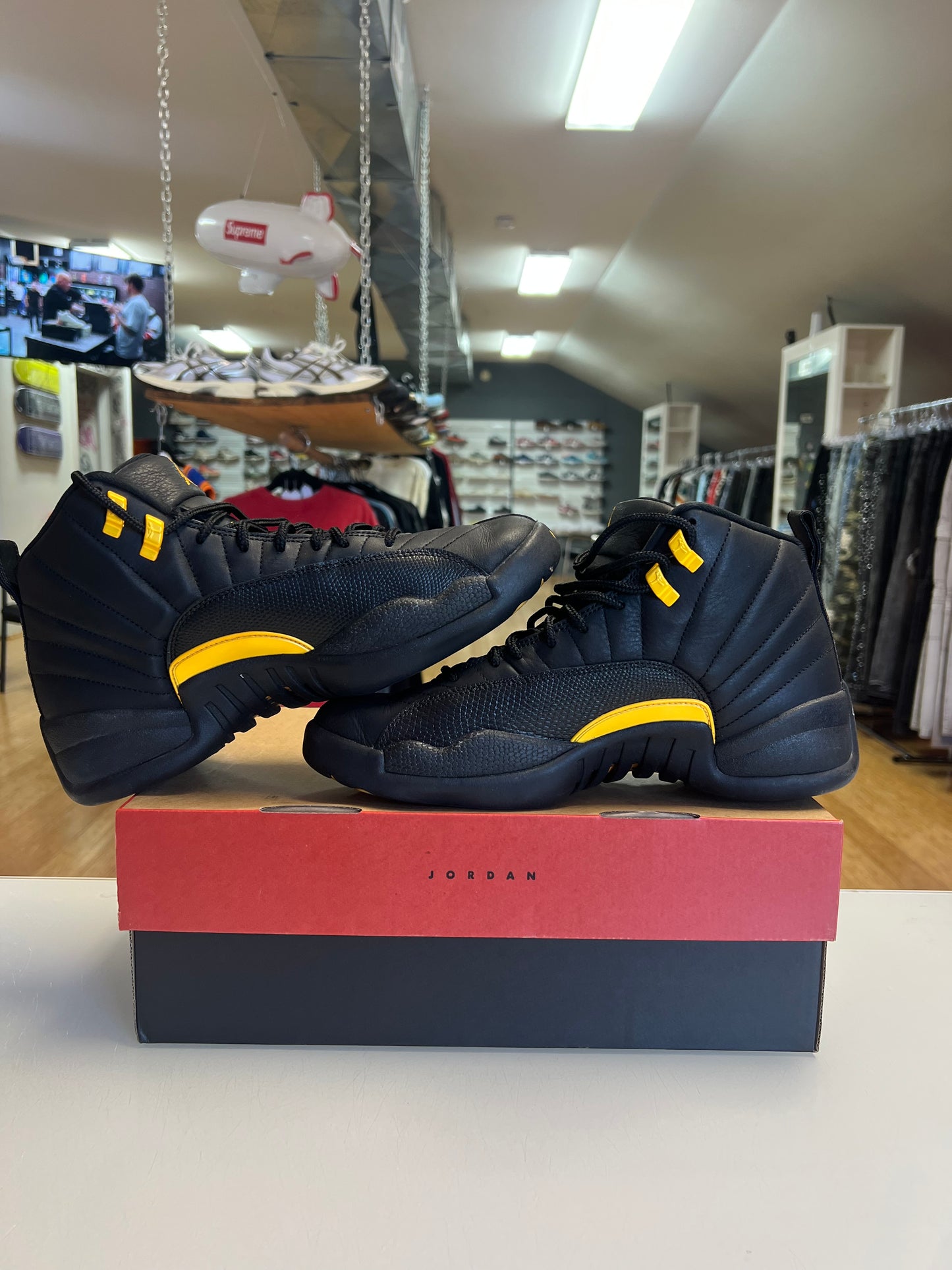 Jordan 12 Black Taxi