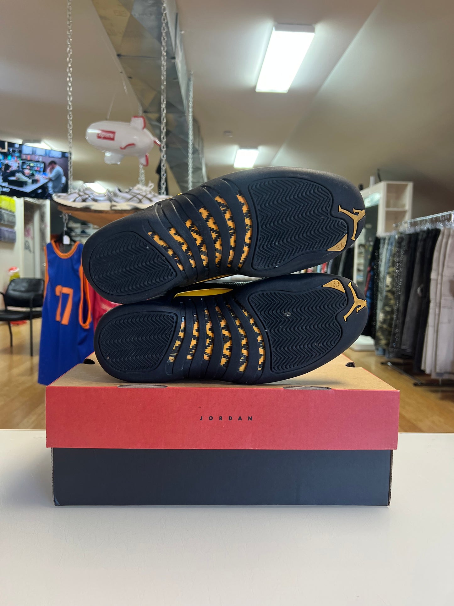Jordan 12 Black Taxi
