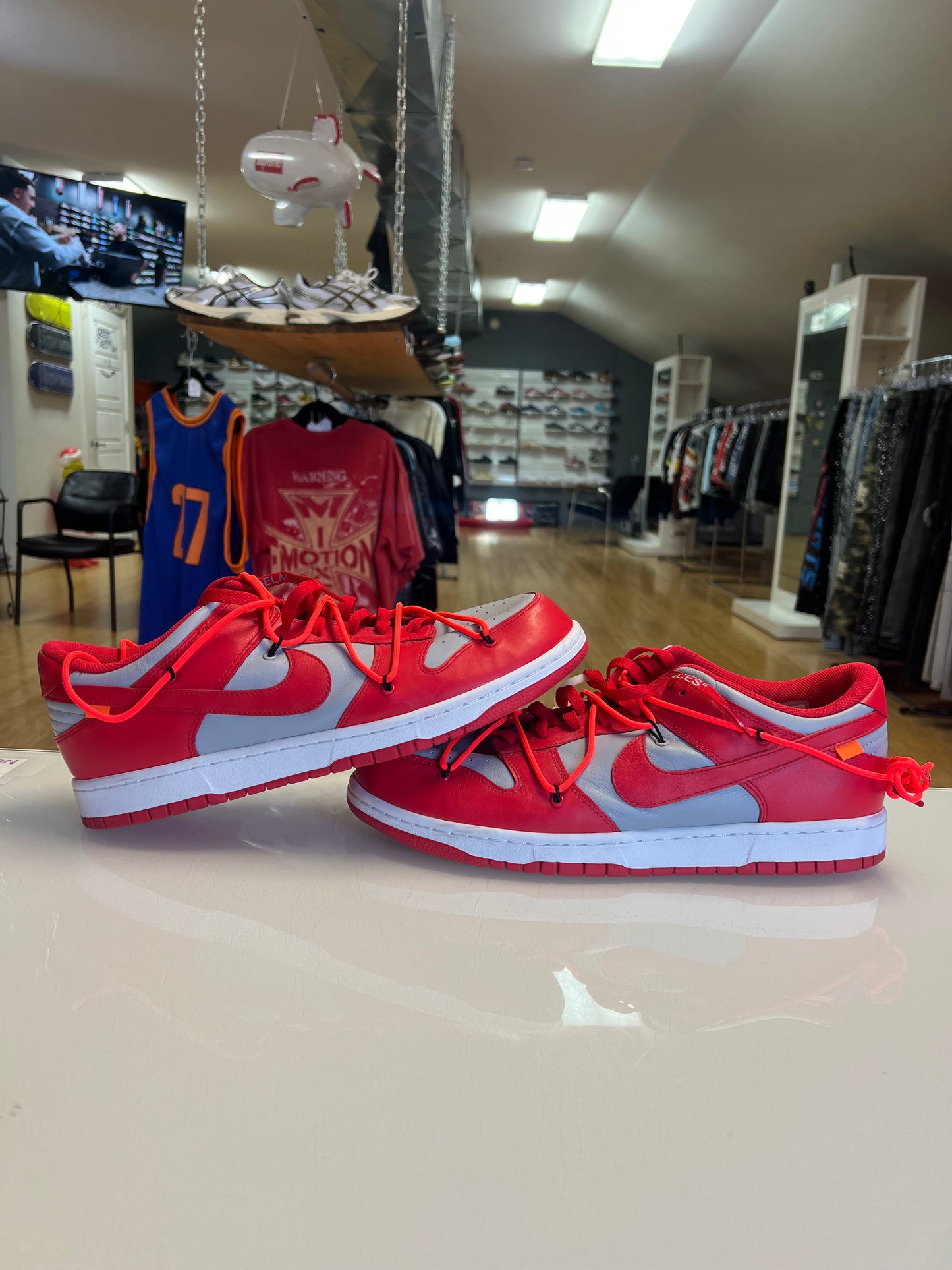 Nike Dunk Off White University Red
