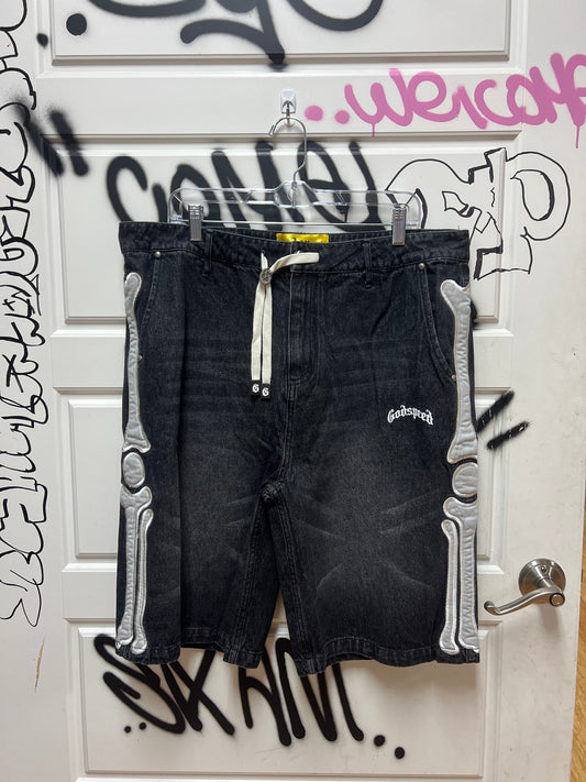 Godspeed Denim Shorts Bones