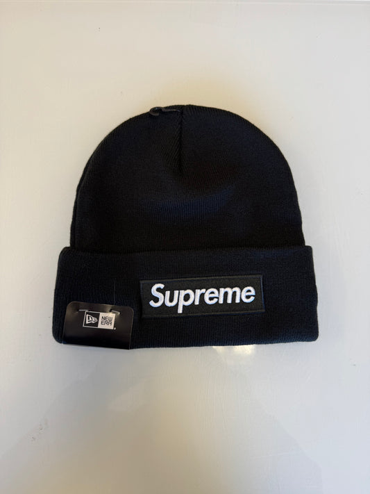 Supreme box logo beanie black
