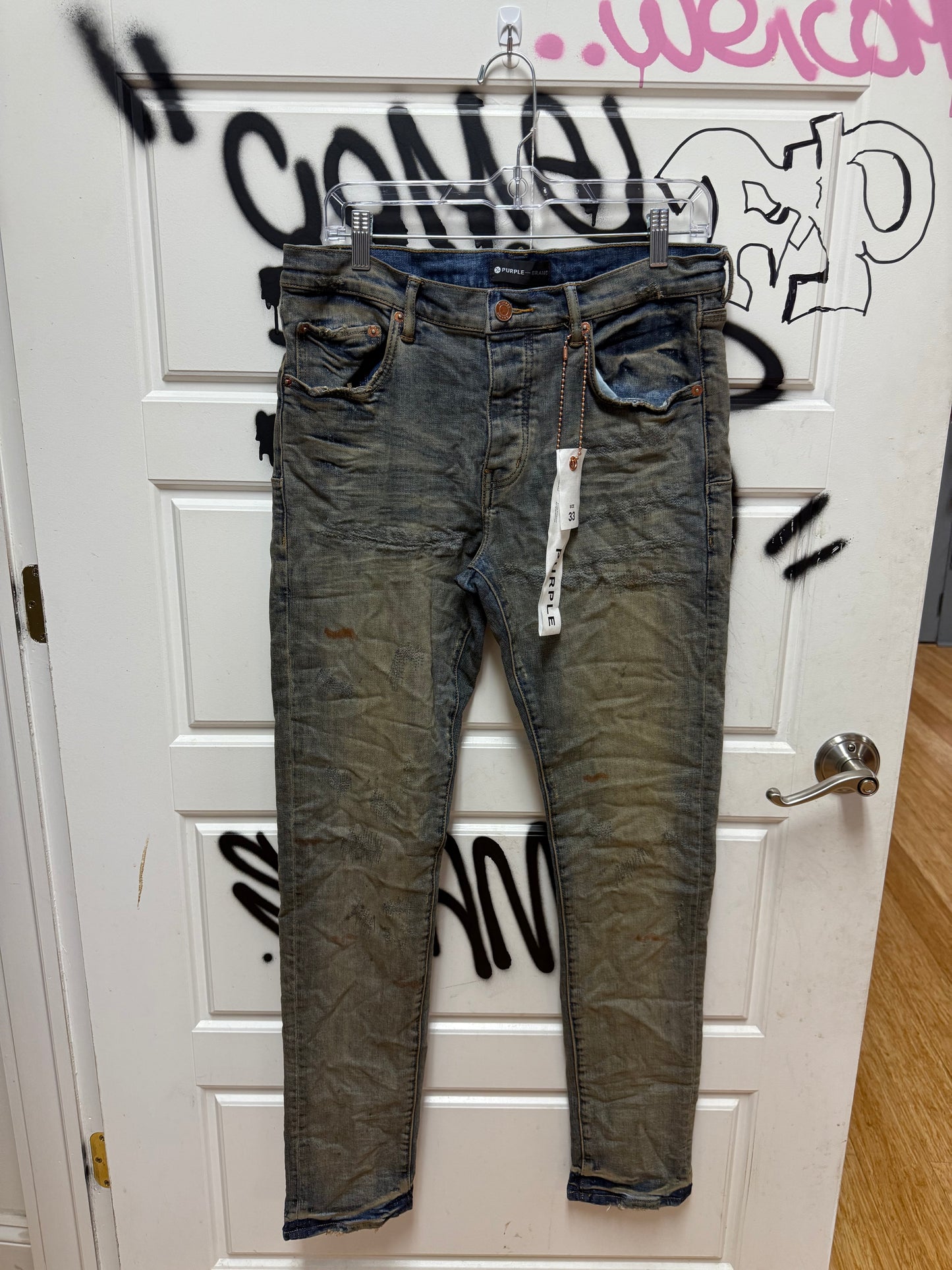 Purple Jeans Oil Spill