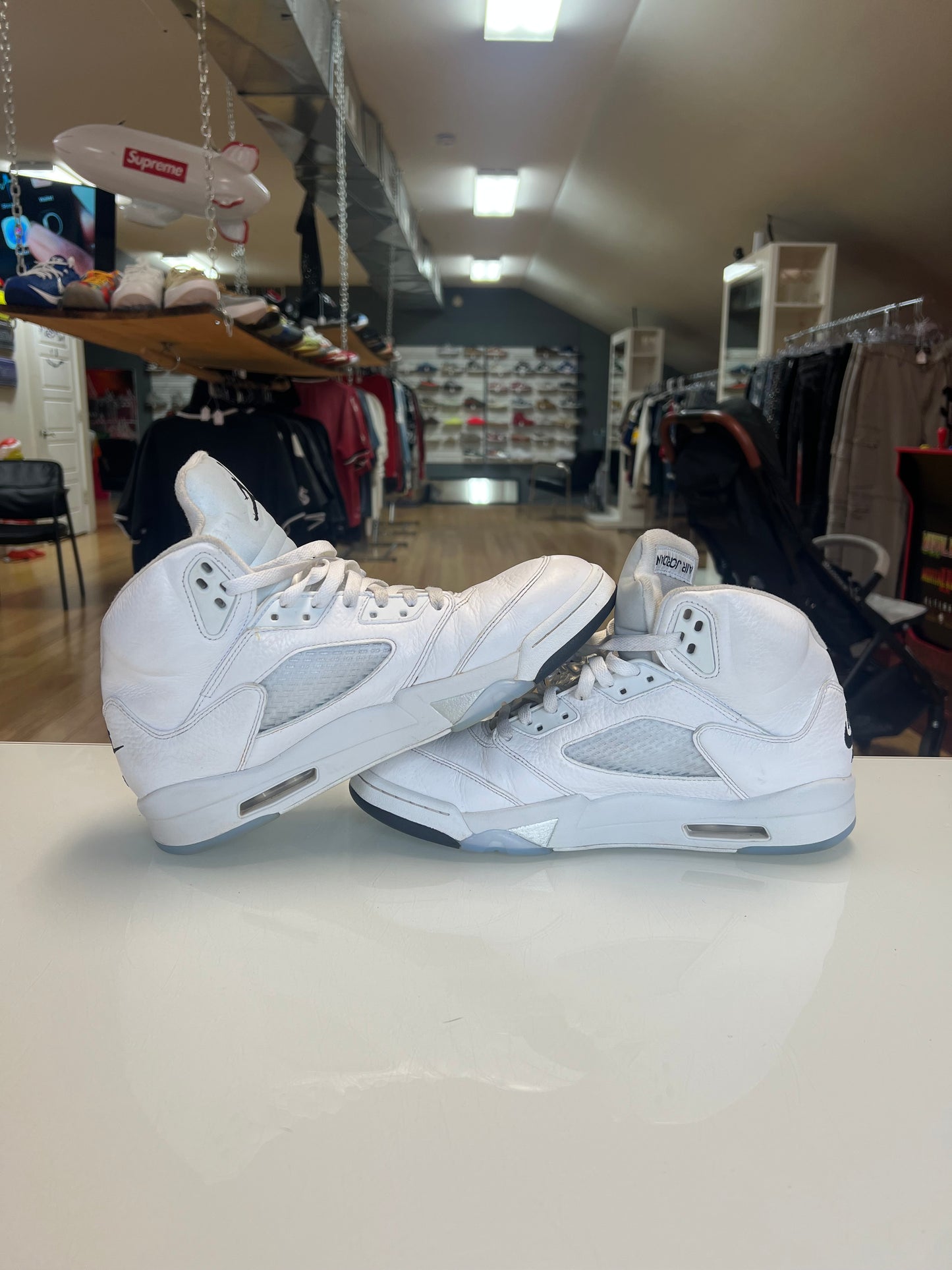 Jordan 5 White Metallic